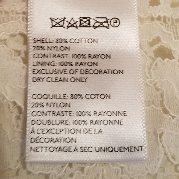 Kimchi Blue White Lacey Dress Strappy Back - Picture 8 of 8